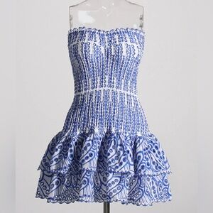 BLUE SUMMER DRESS🤍💙✨